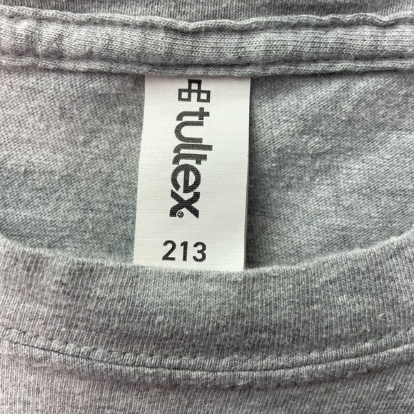 Tultex “Procrastination” Heather Gray Tee size XL - Picture 2 of 6